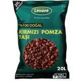 Kırmızı Pomza Taşı 20 L 10-15 mm