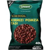 Kırmızı Pomza Taşı 40 L 10-15 mm
