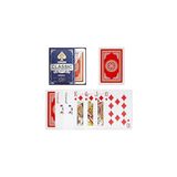 Kırmızı Pvc Plastik Su Geçirmez Iskambil Poker Oyun Kağıdı RD62KR - (DipCamo)Charcoal-White