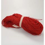 Kırmızı Renk Çile Kağıt Ip Çanta Ipi Supla Ipi No:78 - (550-600 Gr)