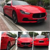 Kırmızı Renk Dayanıklı Araç Motor Mobilya Folyosu 126cm X 200 Cm