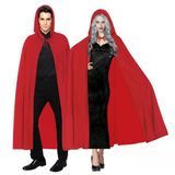 Kırmızı Renk Kapşonlu Pelerin 120 Cm Go53/04474