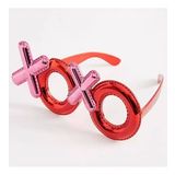 Kirmizi Renk Xoxo Yazili Parti Gozlugu 17X7 Cm