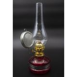 Kırmızı Renkli Kristal Cam Nostaljik Gaz Lambası Gece Lambası Yüksek Işık Verimi ile Modern Tasarım