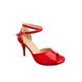KIRMIZI RUGAN KAPALI TOPUK 8,5 CM 13 PONT TANGO, DANSVE SALON AYAKKABISI