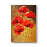 Kırmızı Sarı Gelincikler Tablosu 30 x 45