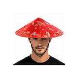 Kırmızı Saten Dragon İşlemeli Şapka – Lastikli 1766574360701