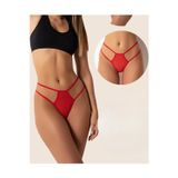 Kırmızı Seksi TÜL Kadın STRİNG - Tanga CK270037