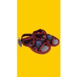 Kırmızı Siyah Gezer 00117 Unisex Çocuk Sandalet Siyah-Kırmızı 30