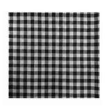 Kırmızı-Siyah Kareli Masa Örtüsü 150×150 cm | Yıkanabilir Kare Desen Sofra Örtüsü | Mutfak, Piknik ve Restoran Kullanımı İçin Kare Masa Örtüsü (Siyah)