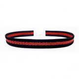 Kırmızı - Siyah Renk Kadife Choker Kadın Tasma Kolye