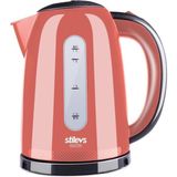 Kırmızı-Siyah Renkli Şık ve Kullanışlı Elektrikli Kettle, Modern Tasarım. - Altın