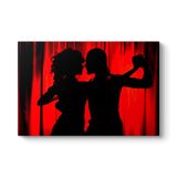 Kırmızı Siyah Tango Tablosu 60 x 40