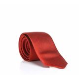 Kırmızı Slim Fit Düz Renk Dokuma Kravat / DDK-20 DDK-20-GF