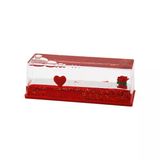 Kırmızı Su Kalp - Gül D.gen Mika Yüzen Batmayan Dekoratif Biblo Akvaryum5.2x15.2x5.3cm (5433)