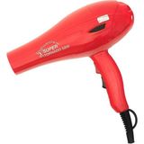 Kırmızı Süper Tornado 2400W Profesyonel Fön Makinesi - Açık Gri