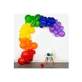 Kırmızı-Turuncu-Sarı-Açık Yeşil-Koyu Mavi-Mor Balon Seti 100 Adet