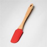 Kırmızı ve Beyaz Natura Twisty Hamur Spatulası, Pratik ve Şık Mutfak Gereci - Ahşap - Bej - Siyah - Seçenek 1