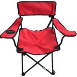 Kırmızı World Camp Kamp Sandalyesi Metal ve Polyester Malzeme ile Hafif ve Taşınabilir - -- - Renkli
