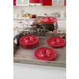 Kırmızı Yumurtalık 13 Cm 6 Adet