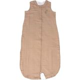 Kirpi Nakışlı Bebek Müslin Uyku Tulumu 90 cm - Camel