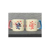 Kırtasiye Ofisi Stitch Sarılıyor Pembe Kulplu Prime Sevgilier Günü Hediyesi Bardak Kupa Fincan MUG
