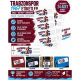 Kırtasiye Turuncu Trabzonspor Kemençe Temalı Okul Etiketi – 1967 Karadeniz Ruhu – Isim Yazılabilir Defter Kitap Etiketi - MODEL-2