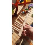 Kırtkırt Ahşap Ahşap Ritim Çubuğu 27 cm | Doğal Kayın Ağacı | Çocuklar Için Montessori & Waldorf Müzik Oyuncağı