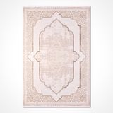 Kış Kremi Oryantal Modern Geometrik Etnik Desenli Boho Makinada Yıkanabilir Hafif Hav Toz Vermez Leke Tutmaz Kaymaz Taban Dijital Makine Baskı Halı Oturma Odası Salon Yolluk Koridor Mutfak Halısı