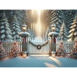 Kış Masalı: Büyüleyici Arka Plan, 200X150CM, Stüdyo Fonu - -
