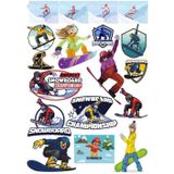 Kış Temalı Sticker Set 2 28 Parça Telefon, Tablet, Defter, Laptop Sticker
