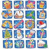 Kış Temalı Sticker Set 20 Parça Telefon, Tablet, Defter, Laptop Sticker