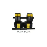 Kısa Bar Dambıl Seti | 20 Kg Ağırlık İle Fitness İçin Uygun