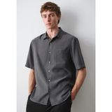 Kısa Kollu Bej (TENCEL™) Modal Karışımlı Gömlek Regular Fit/Normal Kesim 0211517-82393