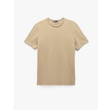 Kısa Kollu Bisiklet Yaka Pamuklu Erkek Slim Fit Tişört