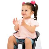 Kısa Kollu Su Geçirmez Bebek Mama ve Oyun Önlüğü - Pembe - Standart