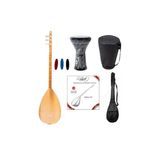 Kisa Sap Baglama - Islemeli Misir Darbuka - Kilif - Tel Takimi