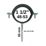 Kısa Trifonlu Doğalgaz Kelepçe 1 1/2" - 80 Adet
