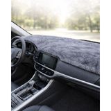 Kısa Tüylü Torpido Koruma Örtüsü, Güneşten Korur, Çatlak Önleyici Örtü Koyu Gri