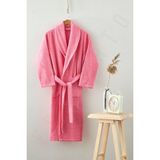 Kısayol Ev-X - Bay ve Bayan Mikrocoton Lüks Bornoz ( Büyük Beden ) - 2XL - Pembe