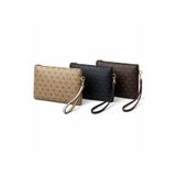 KISCHE Kadın Baskılı Kadın Clutch El Çantası portföy 3 LÜ SET ponny KSCH-4076