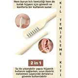 Kişisel Bakım Yıkanabilir Tekrar Kullanılabilir Pratik Hijyenik Kulak Burun Kıl Temizleme Kiti 2İn1