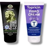 Kişisel Ecza Ibn-I Sina Çörek Otu Kremi + Topricin Fibro Cream Bitkisel Kas ve Eklemler Için Ağrı Masaj Kremleri 50 ml