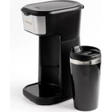 Kişisel Filtre Kahve Makinesi ve Termos Seyahat Bardağı Seti, 400ML