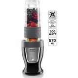 Kişisel Smoothie Blender 300W Buz Kırıcı 570ML Siyah AR1120 - Ahşap