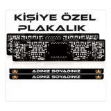 Kişiye Özel 2 Adet Isimli Plakalık 539734125
