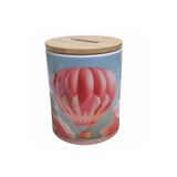 Kişiye Özel 3D Hava Balon Temalı Kumbara TGDK004