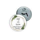 Kişiye Özel Açacaklı Düğün Magnet - Nişan Magnet - Söz Magnet ( 24 Adet )