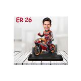 Kişiye Özel Ahşap Biblo - Motor Kullanan Erkek Karikatür Biblo 11