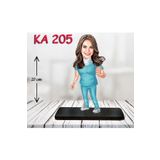 Kişiye Özel Ahşap Biblo - Sağlıkçı Kadın Karikatür Biblo - Doktor Biblo 15